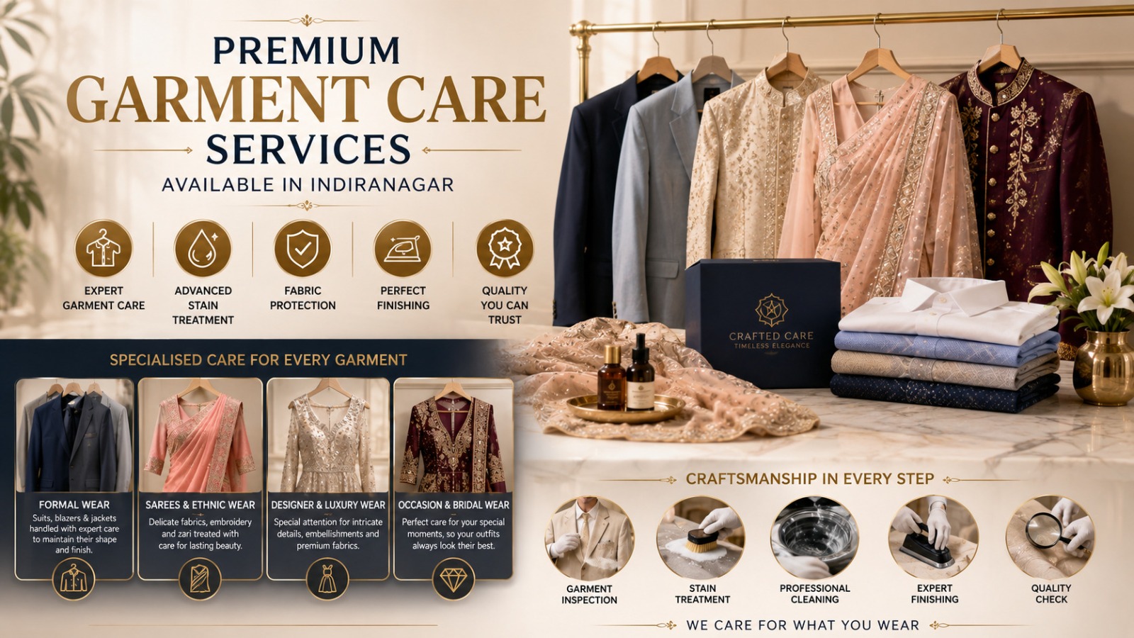premium garment care service in Indiranagar